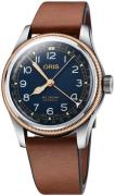 Oris Herreur 01 754 7741 4365-07 5 20 58 Aviation Blå/Læder Ø40 mm