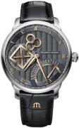 Maurice Lacroix Herreur MP6058-SS001-310-1 Masterpiece Grå/Læder
