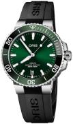 Oris Herreur 01 733 7732 4157-07 4 21 64FC Diving Grøn/Gummi Ø39.5