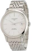 Longines Herreur L2.820.4.72.6 Record Sølvfarvet/Stål Ø38.5 mm