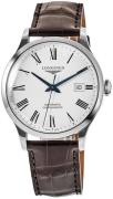 Longines Herreur L2.821.4.11.2 Record Hvid/Læder Ø40 mm