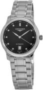 Longines Herreur L2.628.4.57.6 Master Sort/Stål Ø38.5 mm