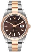 Rolex Herreur 126331-0001 Datejust41 Brun/18 karat rosa guld Ø41 mm