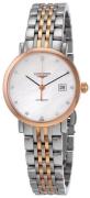Longines Dameur L4.310.5.77.7 Elegant Sølvfarvet/Rosaguldtonet stål