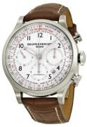 Baume & Mercier Herreur MOA10082 CAPELAND Hvid/Læder Ø42 mm