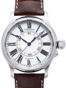 Longines Herreur L2.713.4.11.0 Heritage Hvid/Læder Ø47.5 mm