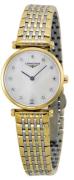 Longines Dameur L4.209.2.87.7 Grande Classique Hvid/Stål Ø24 mm
