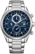 Citizen Herreur AT8260-85L Radio Controlled Blå/Stål Ø43 mm