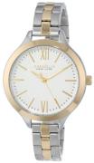 Bulova Dameur 45L139 Caravelle Sølvfarvet/Gul guldtonet stål Ø37 mm