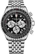 Stührling Original Herreur 1010.04 Monaco Race Way Sort/Stål Ø44 mm