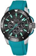 Festina Herreur F20642-3 Chrono Bike Sort/Gummi Ø47 mm
