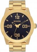 Nixon Herreur A346-2033 The Corporal Sort/Gul guldtonet stål Ø48 mm
