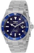 Invicta Herreur 33267 Blå/Stål Ø42 mm
