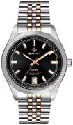Gant Herreur G166009 Sussex Sort/Gul guldtonet stål Ø43 mm