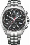 Citizen Herreur AT8200-87E Radio Controlled Sort/Stål Ø44 mm