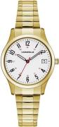 Bulova Dameur 44M113 Hvid/Gul guldtonet stål Ø30 mm
