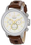 Invicta Herreur 16010 Hvid/Læder Ø48 mm