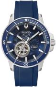 Bulova Herreur 96A303 Marine Star Blå/Gummi Ø45 mm
