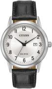 Citizen Herreur AW1231-07A Dress Hvid/Læder Ø43 mm