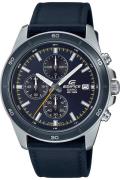 Casio Herreur EFR-526L-2CVUEF Edifice Blå/Læder Ø48 mm