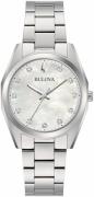 Bulova Dameur 96P228 Surveyor Hvid/Stål Ø31 mm