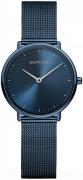 Bering Dameur 15729-397 Ultra Slim Blå/Stål Ø29 mm