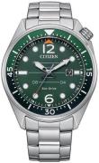 Citizen Herreur AW1715-86X Seaplane Grøn/Stål Ø44 mm