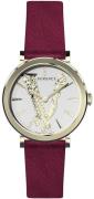Versace Dameur VERI00320 V Virtus Sølvfarvet/Læder Ø36 mm