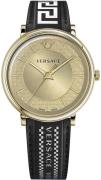 Versace Herreur VE5A02121 V Circle Guldfarvet/Læder Ø42 mm