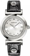 Versace Dameur P5Q99D001S009 Vanity Sølvfarvet/Læder Ø35 mm