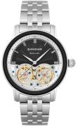 Thomas Earnshaw Herreur ES-8255-11 Longitude Sort/Stål Ø42 mm