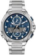Bulova Herreur 96B349 Precisionist Blå/Stål Ø44 mm