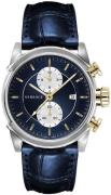 Versace Herreur VEV400219 Urban Blå/Læder Ø44 mm