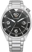 Citizen Herreur AW1710-80E Sort/Stål Ø44 mm