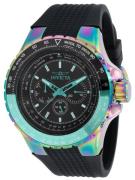 Invicta Herreur 37033 Aviator Sort/Gummi Ø50 mm