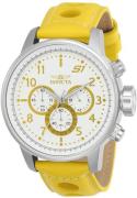 Invicta Herreur 24081 S1 Rally Hvid/Læder Ø48 mm