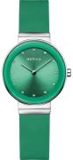 Bering Dameur 10129-808 Classic Grøn/Gummi Ø29 mm