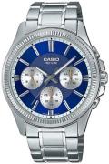 Casio Herreur MTP-1375PD-2A1VEF Blå/Stål Ø42 mm
