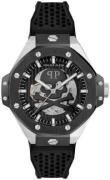 Philipp Plein Herreur PWPFA0824 The Skeleton Sort/Gummi Ø46 mm