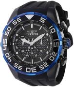 Invicta Herreur 37715 Speedway Sort/Gummi Ø50 mm