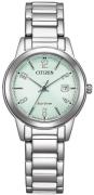 Citizen Dameur FE1241-71X Eco Drive Grøn/Stål Ø29.4 mm
