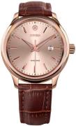 Jowissa Dameur J4.351.M Tiro Rosa guldfarvet/Læder Ø38 mm