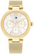 Tommy Hilfiger Dameur 1782694 Sophia Sølvfarvet/Gul guldtonet stål
