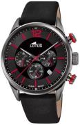 Lotus Herreur 18687/6 Chrono Grå/Læder Ø43 mm