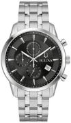 Bulova Herreur 96B412 Classic Sort/Stål Ø41 mm