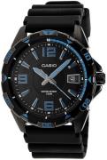 Casio Herreur MTD-1065B-1A1 Enticer Sort/Gummi Ø42 mm