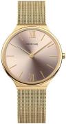 Bering Dameur 18434-336 Ultra Slim Lilla/Gul guldtonet stål Ø34 mm