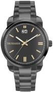 Trussardi Herreur R2453154004 Classic Sort/Stål Ø40 mm
