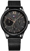Tommy Hilfiger Herreur 1669936 Classic Sort/Stål Ø44 mm