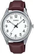 Casio Herreur MTP-V005L-7B4UDF Classic Hvid/Læder Ø40 mm